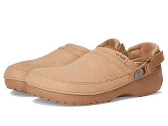 Crocs Classic Crafted Canvas Clogs Clog Shoes Milk Chocolate Suede : Mens 11 - Womens 13 Medium