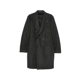 Tagliatore Double-breasted Check-pattern Coat