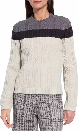 Lyss&eacute; Womens Gabriel Cozy Cable Sweater In Apres Ski Texture