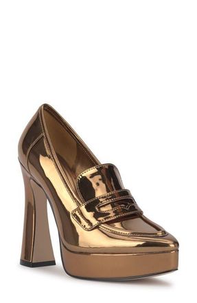 Jessica Simpson Nanelie Platform Pump in Bronze at Nordstrom, Size 8.5