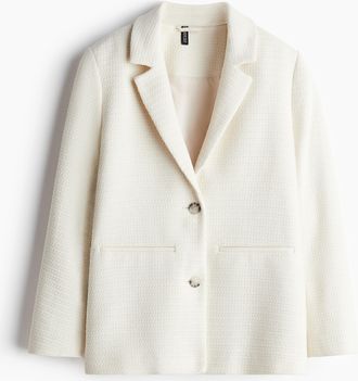 H&M Blazer aus Strukturstoff - Beige