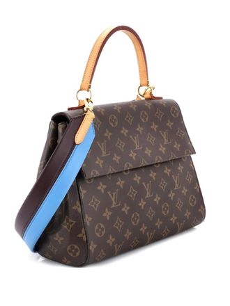 Louis Vuitton Cluny Top Handle Bag Monogram Canvas MM shoulder bag - Brown