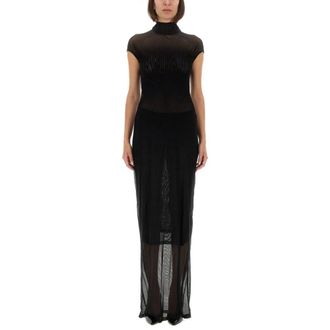 Jean Paul Gaultier Dames, Jurken, Zwart, Maat: XS Polyamide