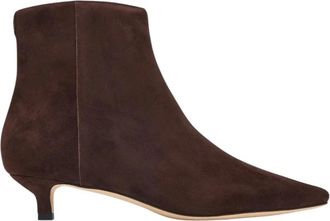 Ralph Lauren Heeled Boots - Dames - Laarzen met Hak - Bruin - 40 EU - Leer - Schoenen