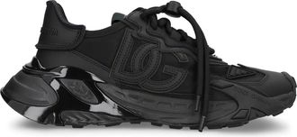 Dolce & Gabbana Schoenen, Dames, Zwart, 36 EU, Leer, Day Faster Lage sneakers