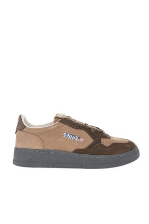 Autry Brown Logo Medalist Sneakers