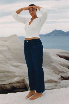 Citizens Of Humanity Anissa Mid-Rise Straight-Leg Jeans