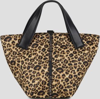 Alexander Smith Lauren Small handbag with shoulder strap in spotted nylon
