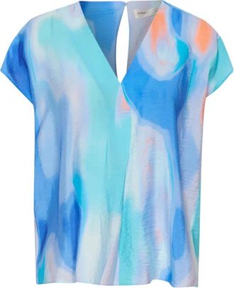 Inwear Zachte Waters Abstract Print Top Blouse - Dames - T-shirts - Veelkleurig - M - Tops