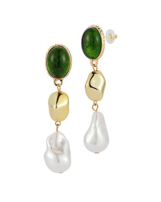 Sphera Milano Plated CZ Earrings