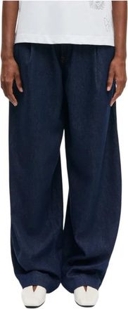 Sams&oslash;e & Sams&oslash;e Saharper Pleat Jeans 16014 - Dames - Loose Fit Jeans - Blauw - W29 L32 - Denim - Jeans