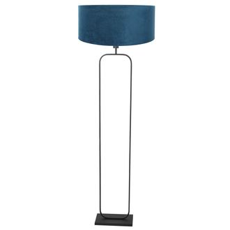 Steinhauer L&aacute;mpara De Pie - Negro - Stang - Metal Velours Tejido - L&aacute;mpara