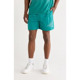 Purple Amplified All Around Water Repellent Drawstring Shorts in Green at Nordstrom, Size Xx-Large