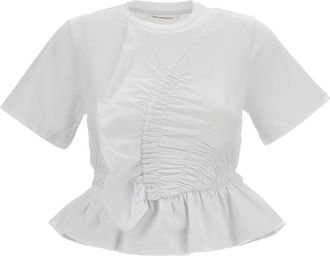 Cecilie Bahnsen Tops, Dames, Wit, M, T-Shirts