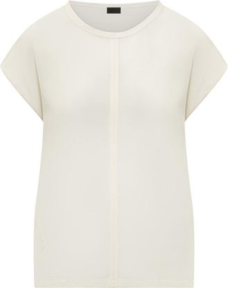 Pinko White Round Neck T-Shirt