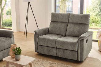 Jockenhöfer 2-Sitzer »Amrum« Liegefunktion durch halbautomatische Reclinerfunktion, TFK-Polsterung