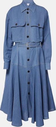 Bottega Veneta Abito chemisier con cintura