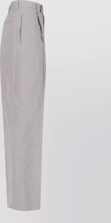Jil Sander straight leg trousers pleated front pockets
