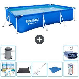 Bestway Piscina Bestway Steel Pro Rectangular - 300x201x66 Cm - 7-piezas S22250