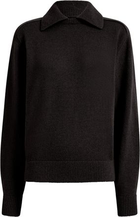 Khaite Black Wool-Blend Jackson Sweater