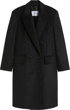 Max Mara Coats - Dames - Mantel - Zwart - XS - Jassen