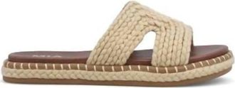 Mia Shoes Womens Sirah Braided Platform Sandal In Natural