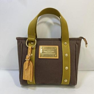 Louis Vuitton Blue Canvas Shoulder Bag Tote Bag (Pre-Owned)