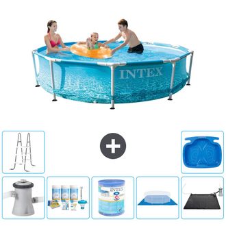 Intex Piscina Con Estructura Redonda - 305x76 Cm - 8-piezas S41359
