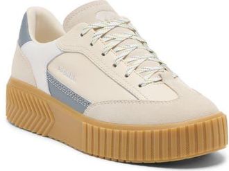 Sorel Ona Ave T-Toe Platform Sneaker in Chalk/Grey Ash at Nordstrom, Size 10.5