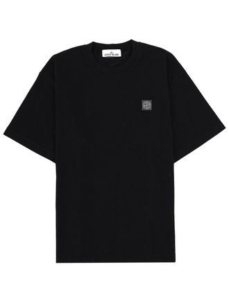 Stone Island T Shirt With Logo Patch