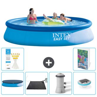 Intex Piscina Easy Set Redonda - 396x84 Cm - 7-piezas S154