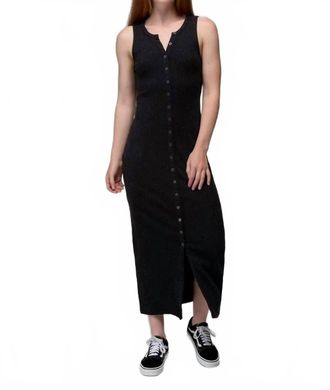 Prana Cambria Cove Maxi Dress In Black Heather