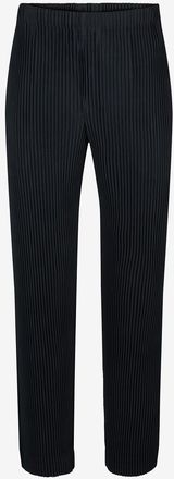 Homme Plissé Issey Miyake Gerade Jersey-Hose mit Waffelstruktur Monthly Colors