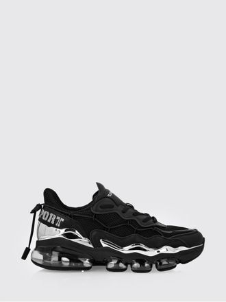 Plein Sport Mesh And Leather Sneakers
