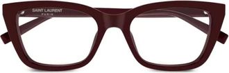 Saint Laurent Brillen - Dames - Brillen - Rood - 53 MM - Accessoires