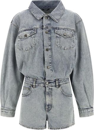 Haikure Long-sleeve Playsuit