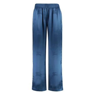 Burberry Dames, Broeken, Blauw, Maat: 2XS Zijde