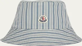 Moncler Mens Stripe Bucket Hat