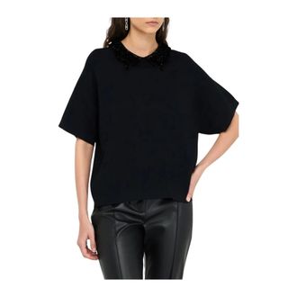 Liu Jo Dames, Blouses & Shirts, Zwart, Maat: XS