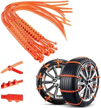 OEM 20 Cadenas Antideslizantes Reutilizables, Bridas Para Neum&aacute;ticos De Nieve De 92 Cm, Cadenas Antideslizantes Para Neum&aacute;ticos De Invierno, Bridas Para N
