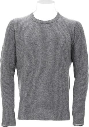 Roberto Collina Grey Cashmere Knit Sweater