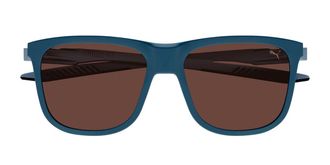 Puma PU0395S 002 Mens Sunglasses Blue Size 57