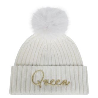 MC2 Saint Barth Wengen Beanie - Dames - Accessoires - Wit - Maat: ONE Size Wol