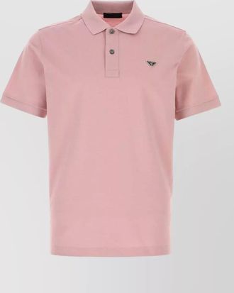 Prada piquet polo shirt short sleeves collar