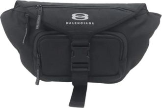 Balenciaga Pre-owned Belt Bags, male, Black, Size: ONE SIZE Pre-owned Vintage Sling Bag
