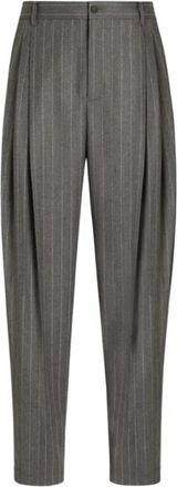 Dolce & Gabbana Broeken - Heren - Nette broeken - Grijs - L - Broeken