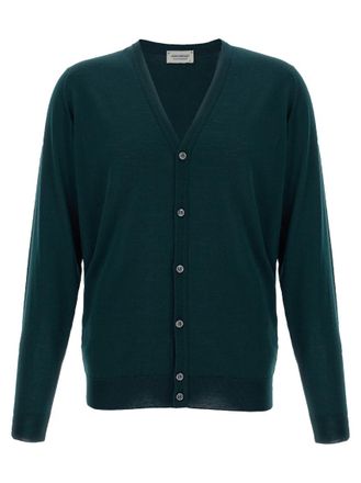 John Smedley Green Petworth Cardigan
