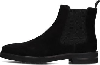 Mazzeltov Schoenen, Heren, Zwart, 42 EU, Su&egrave;de, Zwarte Su&egrave;de Chelsea Boots