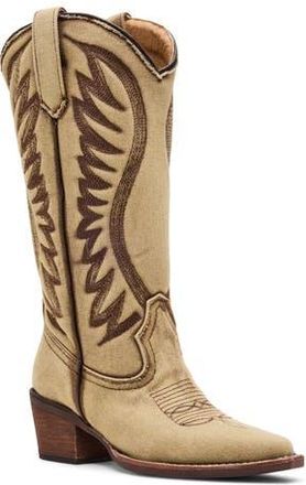 Steve Madden Albany Western Boot in Khaki Multi at Nordstrom Rack, Size 7.5
