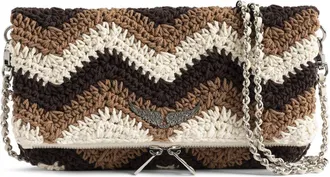 Zadig&Voltaire Rock Macram&eacute; Crossbody Bag in Wood at Nordstrom